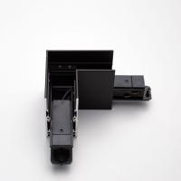 Коннектор Yeelight Pro S21 для магнитного подвесного трека, L-Тип, горизонтальный, без токопровода, черный YLP064