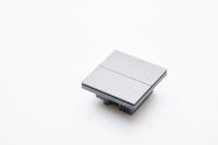Выключатель Yeelight Pro, серия E20, проводной, 2 клавиши, серый (EU)