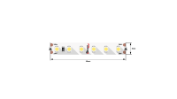DesignLed Светодиодная лента LUX, 3528, 120 LED/м, 9,6 Вт/м, 24В, IP33, Теплый белый (3000K), DSG3120-24-WW3-33