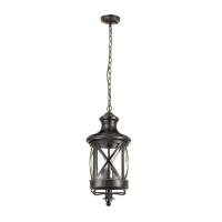 4045/3 NATURE ODL18 701 черный/золотая патина Уличный светильник-подвес IP44 E14 3*60W 220V SATION