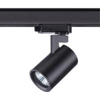 370649 PORT NT19 273 черный Светильник трёхфазный трековый IP20 GU10 50W 220V GUSTO