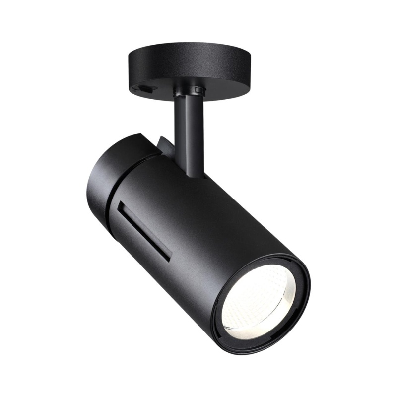 358597 OVER NT21 375 черный Светильник накладной светодиодный IP20 LED 4000K 30W 175-245V DEP