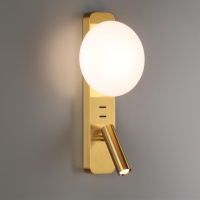 7050/5WL HIGHTECH ODL25 473 металл/металл бронза Настенный светильник IP20 LED 1*5W + 1*3W ALBERGO