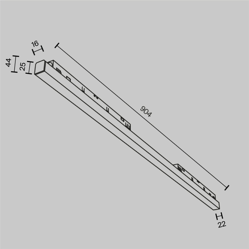 Трековый светильник Technical TR030-4-30WTW-DSZ-B