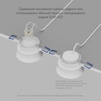 Влагозащищенный светильник Denkirs DK2403-WH