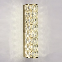 4926/8WL L-VISION ODL24 581 золото/металл/хрусталь Настенный светильник LED 8W 4000K 463Лм PANTA