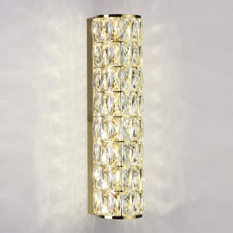 4926/8WL L-VISION ODL24 581 золото/металл/хрусталь Настенный светильник LED 8W 4000K 463Лм PANTA