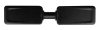 CLARUS Коннектор прямой 48V для магнитного ультратонкого шинопровода, черный, 200 шт