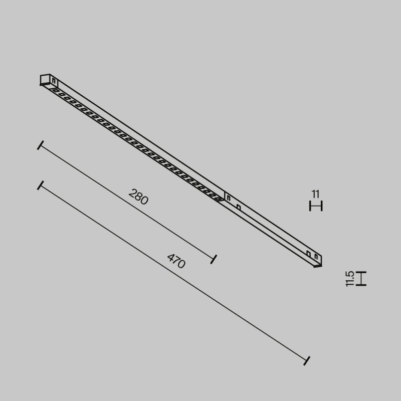 Трековый светильник Technical TR241-4-6WTW-DD2-B