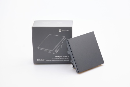 Выключатель Yeelight Pro, серия E20, проводной, 1 клавиша, серый (CN)