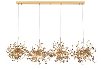 Подвесная люстра Crystal Lux GARDEN SP3х4 L1600 GOLD