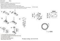 Подвесной комплект Crystal Lux CLT 0.210 03 BL