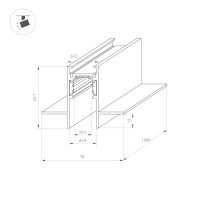 Шинопровод Arlight 041438