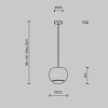 Подвесной светильник Maytoni MOD466PL-L12B3K