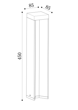 Ландшафтный светильник Outdoor O596FL-L9B4K