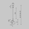 Комплектующие для трекового светильника Technical TRA154CSW-1BS