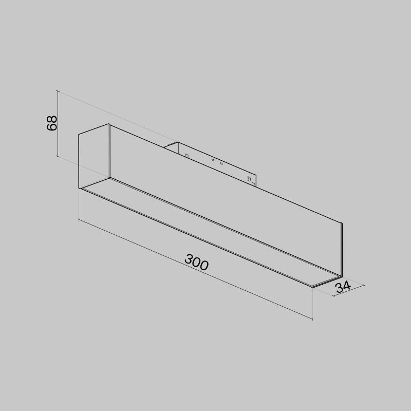 Трековый светильник Technical TR012-2-12W3K-W