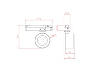 Трековый светильник Technical TR023-1-12W3K