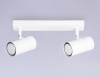 Накладной поворотный спот Ambrella TA13177/2 WH белый GU10/2 max 12W 295*60*130