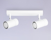 Накладной поворотный спот Ambrella TA13177/2 WH белый GU10/2 max 12W 295*60*130