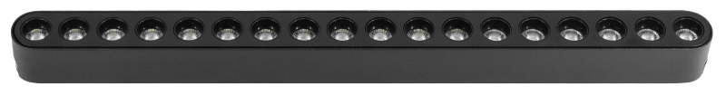 CLARUS SMART Магнитный ультратонкий трековый светильник AKCENT черный, 18W, 2700~6000K, 50 шт