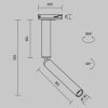 Трековый светильник Technical TR142-1-6W3K-B