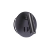 3911/9WL HIGHTECH ODL20 471 черн/металл Наст-й св-к с лампой д/чтения с выкл LED 9W 3000K 220V BEAM
