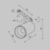 Трековый светильник Technical TR243-4-18WTW-DD2-B