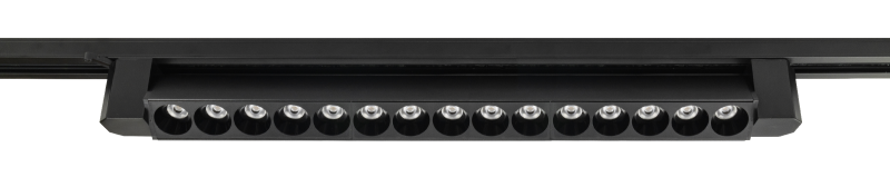 Трековый светильник ART STARLINE поворотный однофазный чёрный, 30W, 4000К, 470*34*46 мм, 25 шт/кор