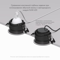 Влагозащищенный светильник Denkirs DK3103-BK