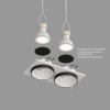 Встраиваемый светильник Denkirs DK2422-BK
