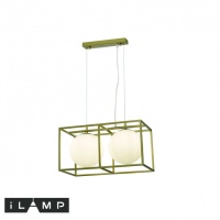 Подвесная люстра iLamp P2484-2 GD
