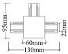 Коннектор Crystal Lux CLT 0.2211 02 WH