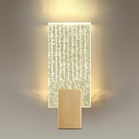 4362/5WL HIGHTECH ODL23 433 матовое золото/металл/стекло Настенный св-к IP20 LED 5W 218Лм 3000K RICCI