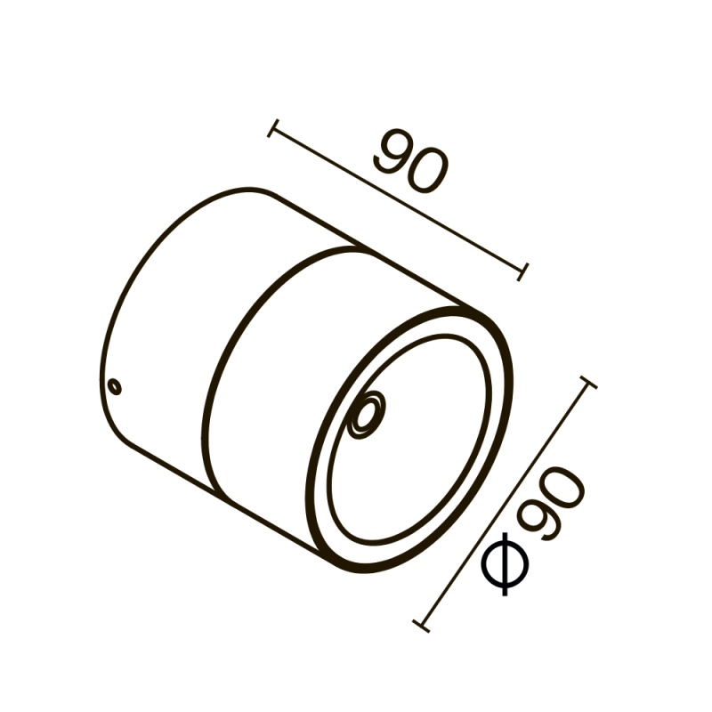 Потолочный светильник Outdoor O310CL-L7W3K