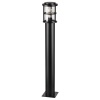 4964/1F NATURE ODL22 715 черный/стекло Ландшафтный светильник на столбе E27 1*60W IP44 MAGUS