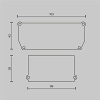 Заглушка профиля Maytoni Technical ALM012EC-SC-B