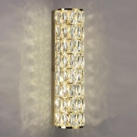 4926/8WL L-VISION ODL24 581 золото/металл/хрусталь Настенный светильник LED 8W 4000K 463Лм PANTA
