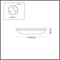 Накладной светильник Odeon Light 4957/5