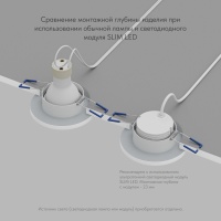 Влагозащищенный светильник Denkirs DK2036-WH