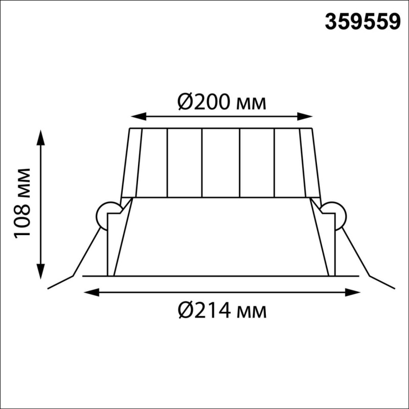 359559 NT Светильник 40Вт 3000/4000/6000К 220-240В IP44 WIR