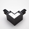 Коннектор Yeelight Pro S21 для магнитного подвесного трека, L-Тип, горизонтальный, без токопровода, черный YLP064