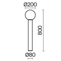 Ландшафтный светильник Outdoor O598FL-01GR