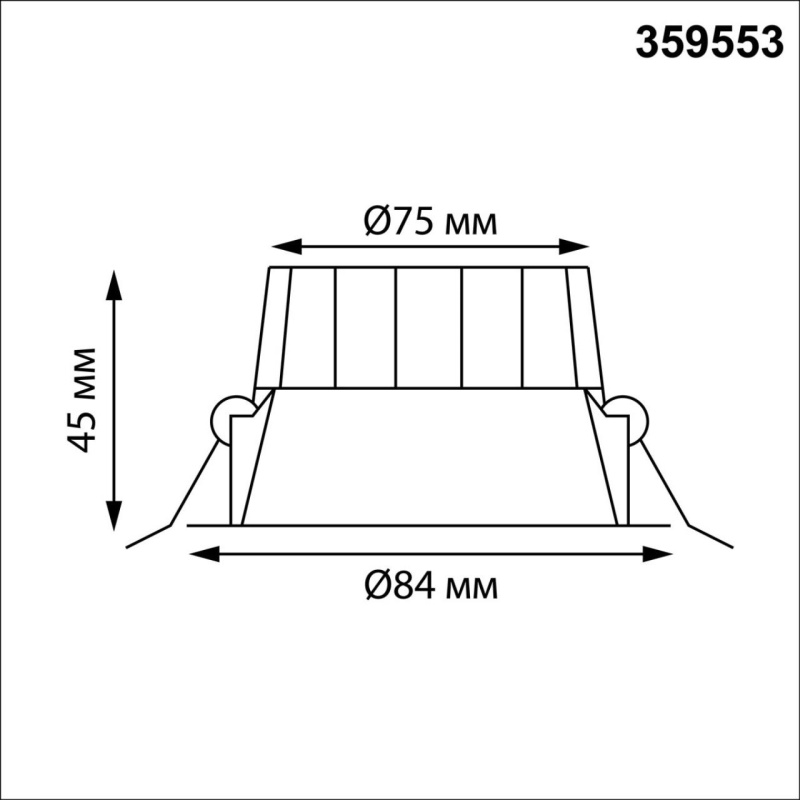 359553 NT Светильник 10Вт 3000/4000/6000К 220-240В IP44 WIR