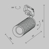 Трековый светильник Technical TR011-1-GU10-B