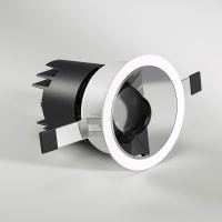 Встраиваемый светильник Elektrostandard 25090/LED 10W 4000K белый/хром