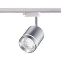 358803 PORT NT21 236 серебро Светильник трековый однофазный трехжильный IP20 LED 15W 1300Лм 4000K 85-265V ARUM