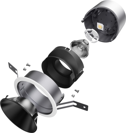 Встраиваемый светильник Yeelight Pro E Spotlight, мощность 10 Вт, угол рассеивания 36°