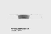 Тройной встраиваемый светильник BH53