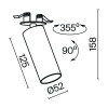 Встраиваемый светильник Technical C053CL-L12W4K-W-W